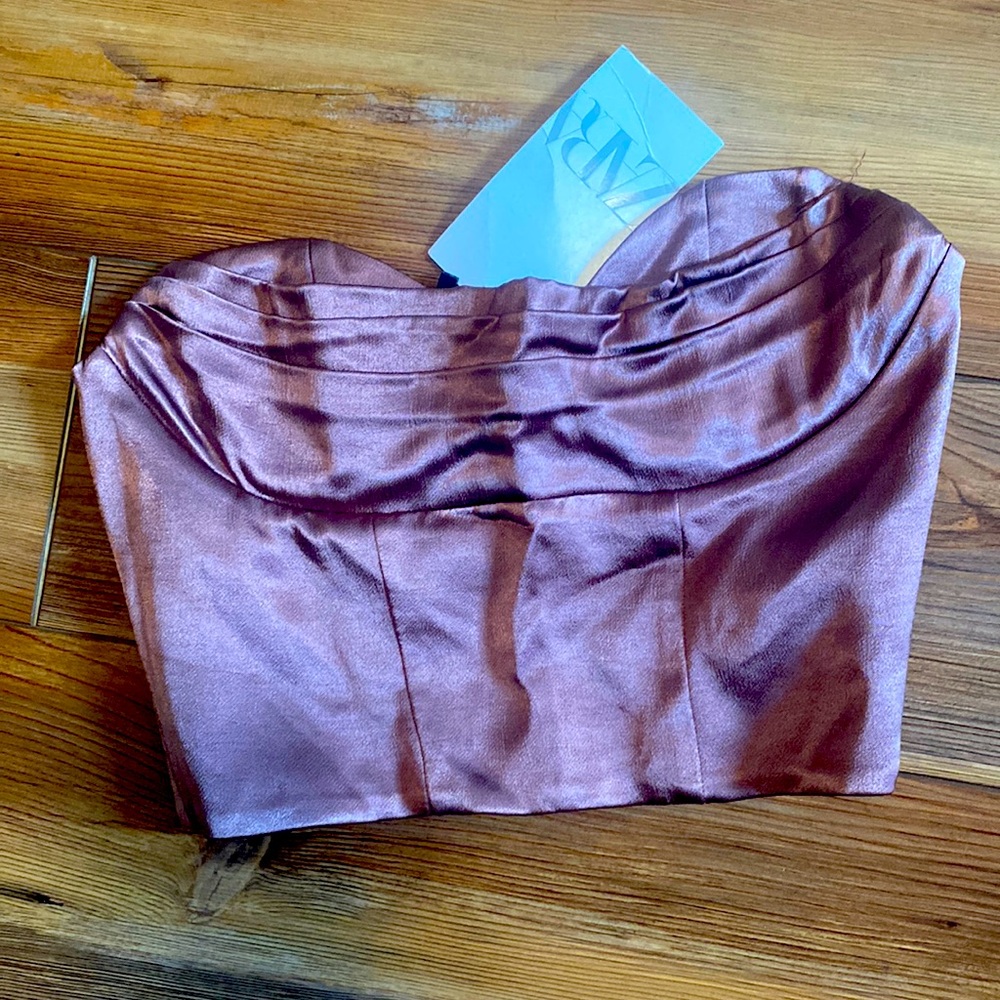Zara Strapless Top